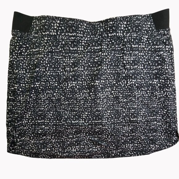 Cypress Club Women’s XL Skort Black White Pattern Built-In Shorts Activewear - Picture 1 of 7